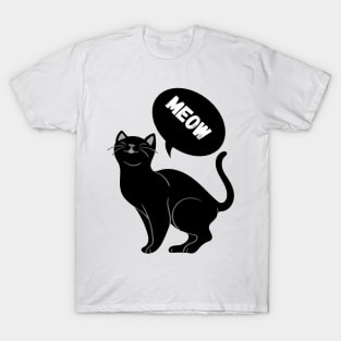 Cute cat meow T-Shirt